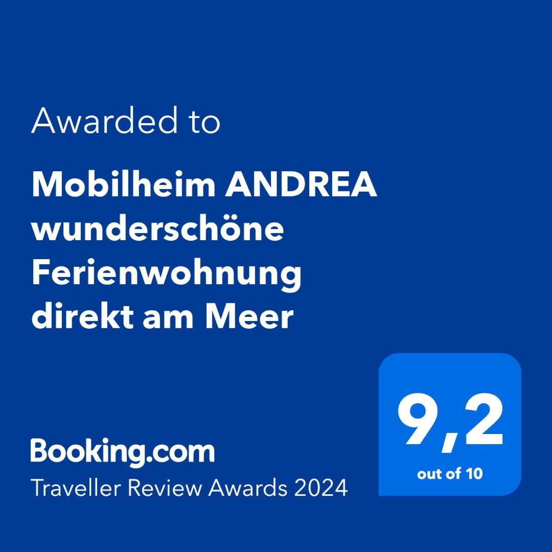 Mobilheim Andrea Wunderschoene Ferienwohnung Direkt Am Meer イェゼラ エクステリア 写真